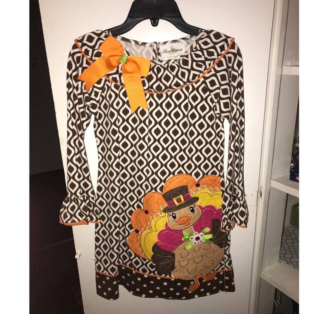 NWT- Girls Size 10 Thanksgivings Turkey Outfit